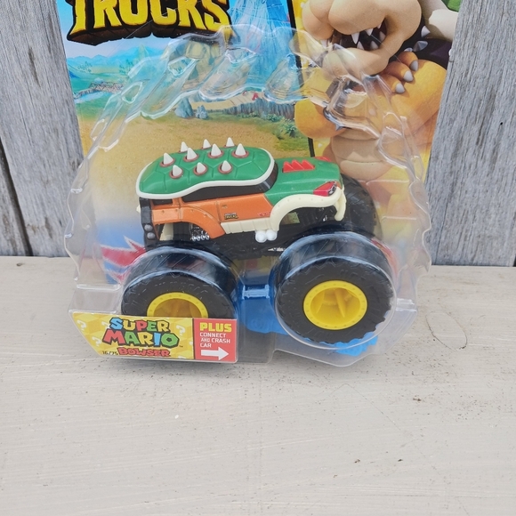 Hot Wheels Monster Trucks New For 2021 Super Mario Bowser Die Cast Metal - Picture 2 of 3